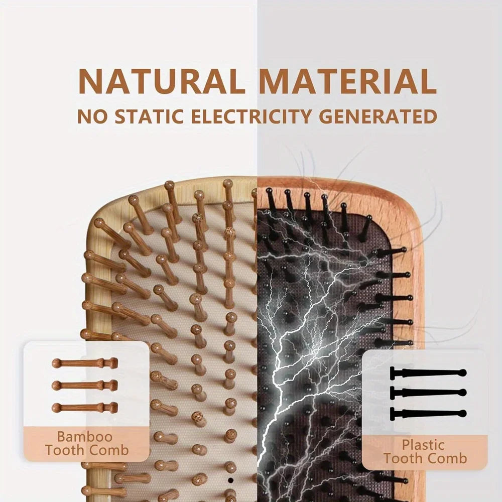 MELENA™ Wooden Scalp Brush